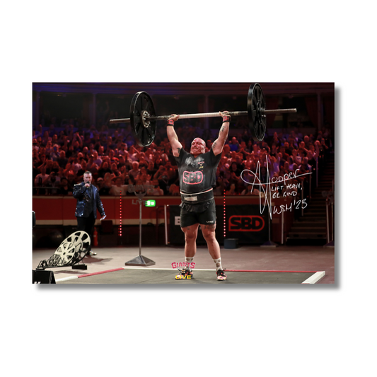 Autographed Picture: WR Axle Press